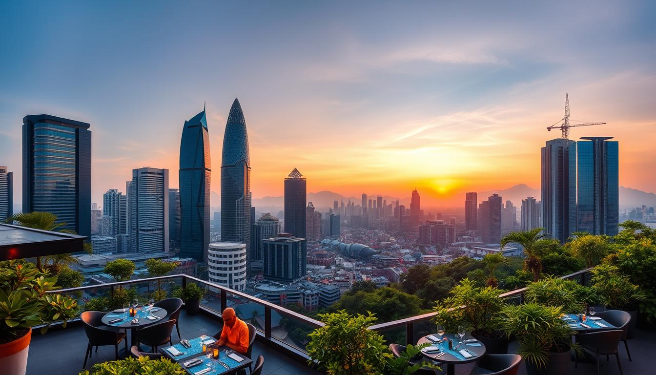 3 Restaurant rooftop dengan pemandangan spektakuler